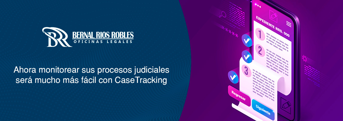 Dispositivo Móvil Muestra Expediente Legal de BRR Oficinas Legales Gracias a CaseTracking