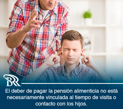 Padre que Paga Pensión Alimenticia Tiene Mala Relación con su Hijo